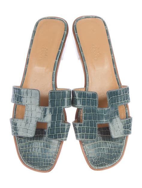 hermes oran sandals original price philippines|Hermes oran crocodile sandals.